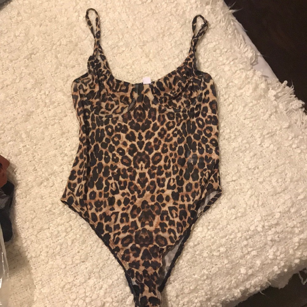 Leopard body suit